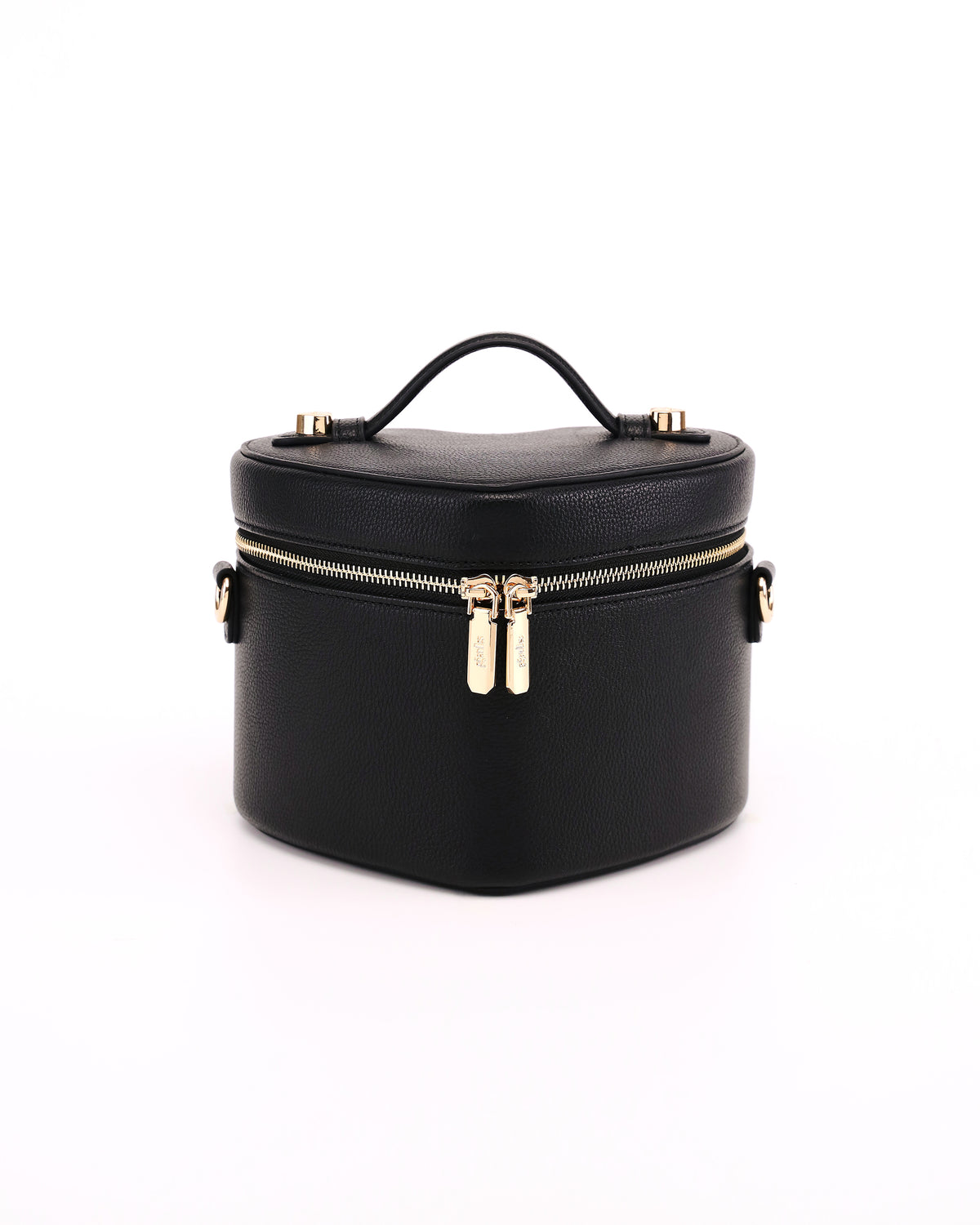 Front view of GALS Mini Lovette Vanity Case in Onyx