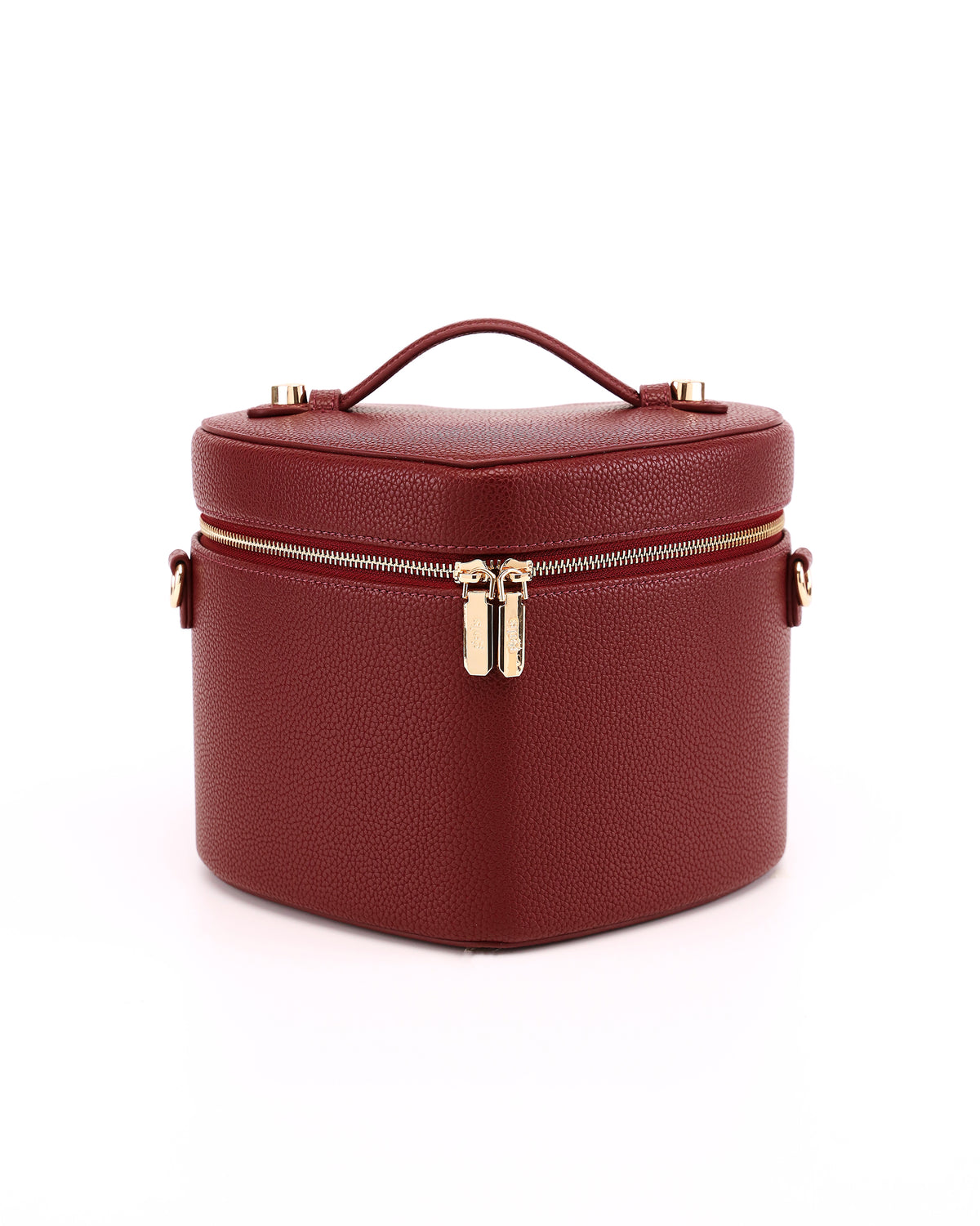 Front view of GALS Lovette Vanity Case Large in Mulberry