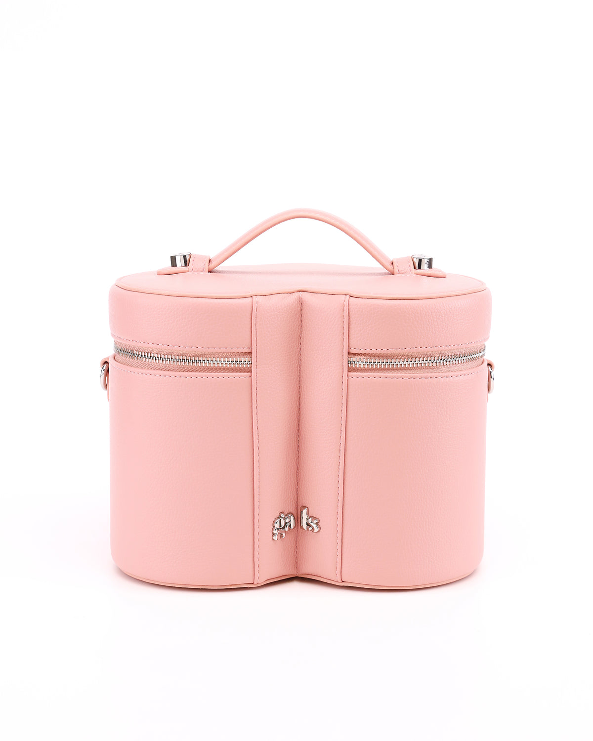 Rear view of GALS Lovette Vanity Case Large in Blush Pink