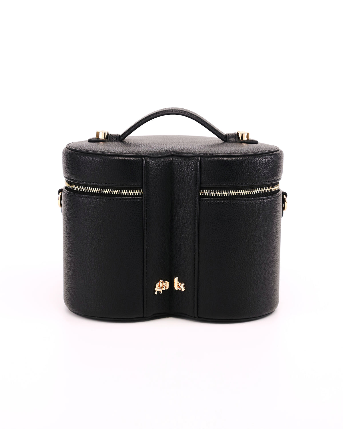 Rear view of GALS Lovette Vanity Case Large in Onyx