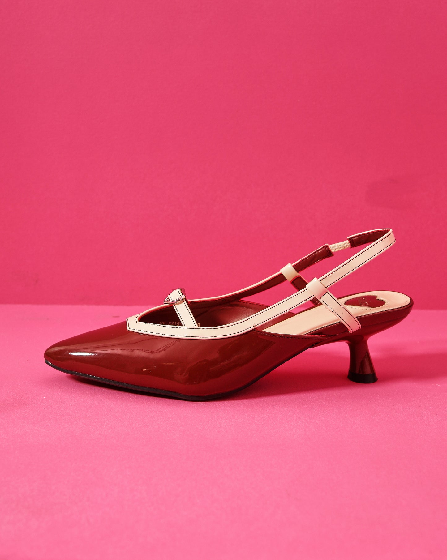 NEA HEELS (BURGUNDY)