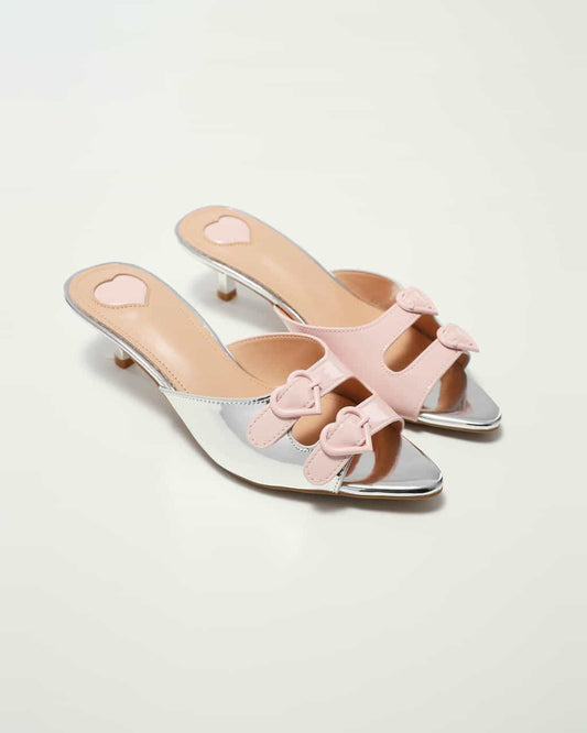 DOLCIE HEELS (SILVER METALLIC)