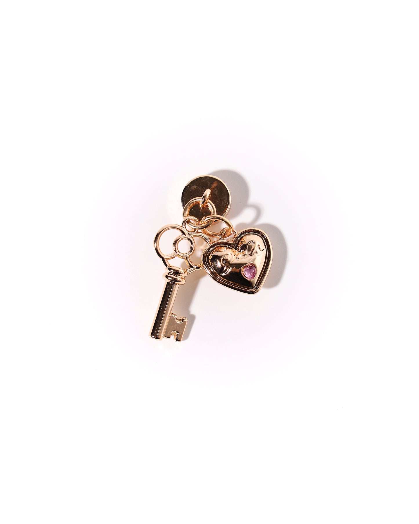 LOVE KEY CHARMS (GOLD)