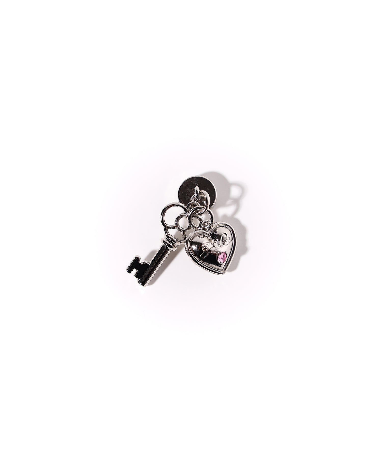 LOVE KEY CHARMS (SILVER)