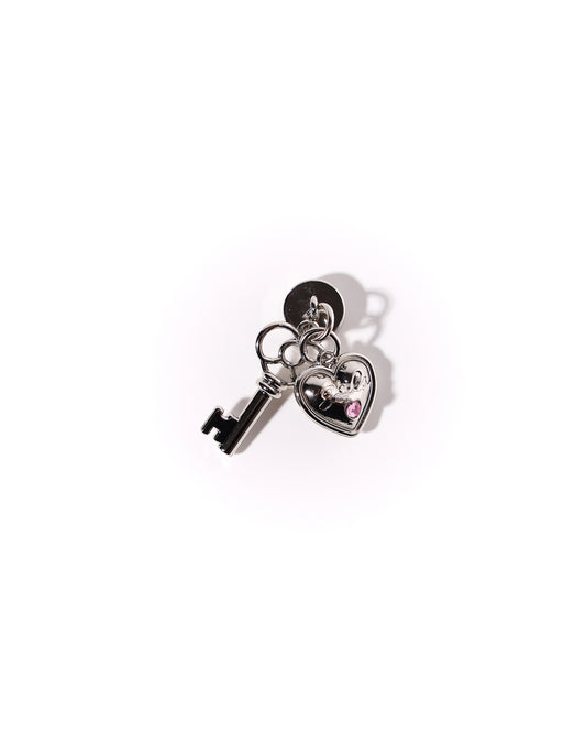 LOVE KEY CHARMS (SILVER)