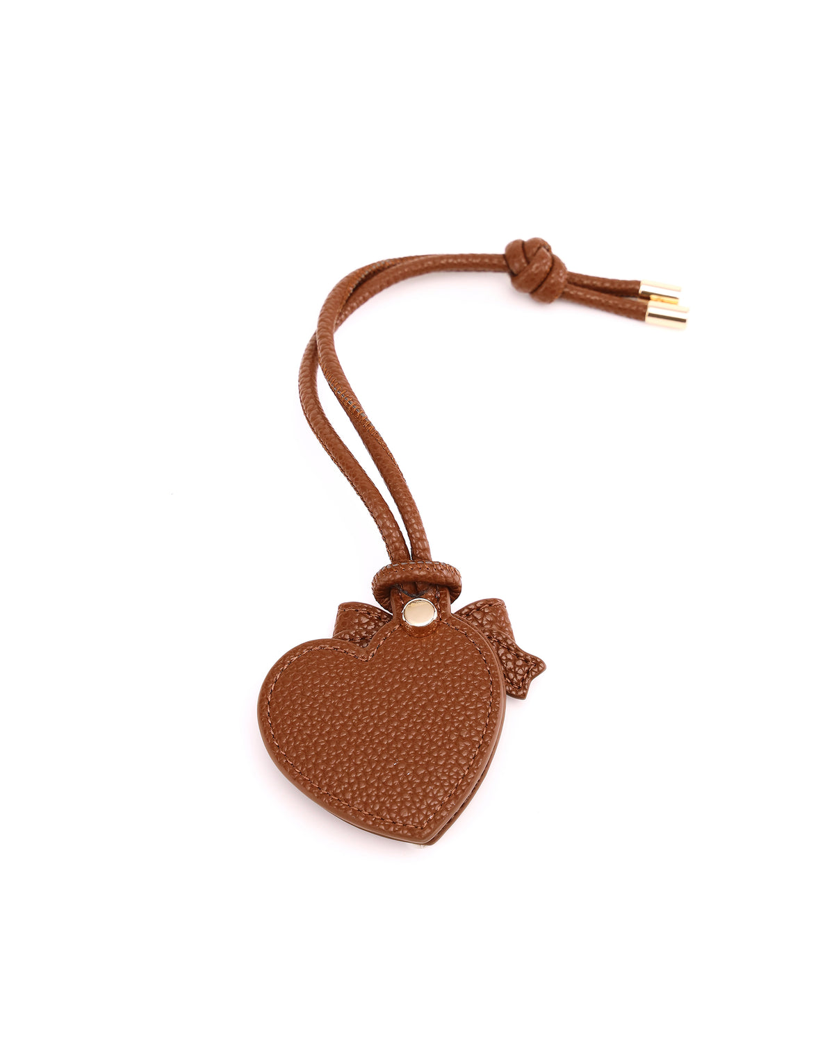Rear view of GALS Mini Lovette Mirror Tag in Mocha