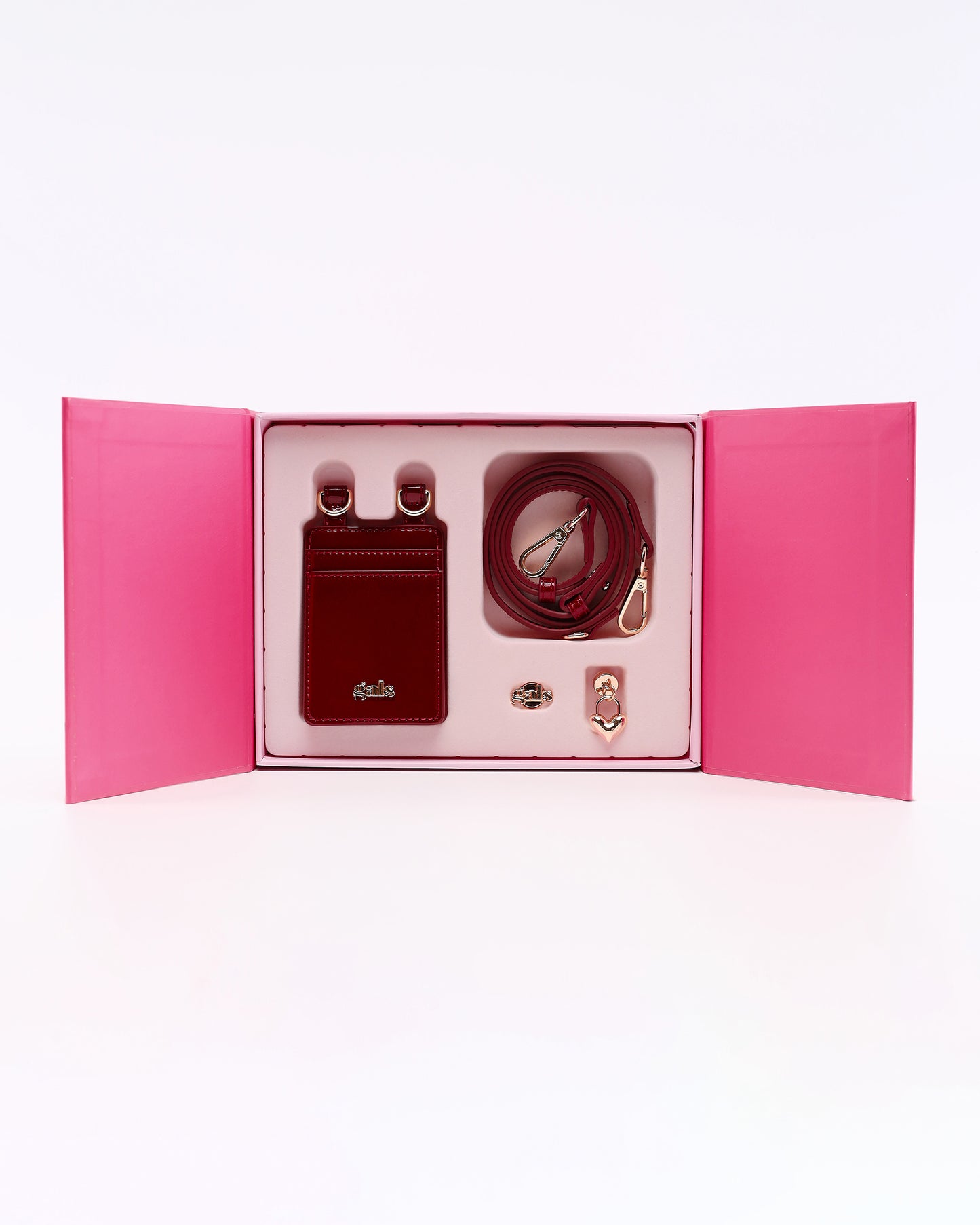 GALS CHARM LOOP (MERLOT)